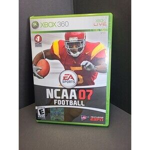 Xbox 360 NCAA Football 07  Complete CIB Tested microsoft